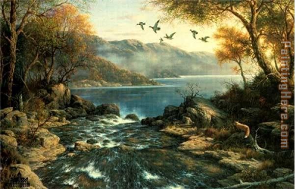 Unknown Artist Ascent at Dawn by Larry Dyke